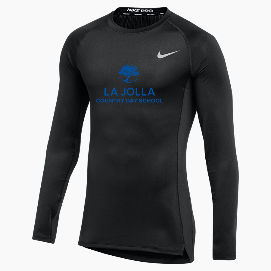 LA JOLLA COUNTRY DAY SCHOOL <span class="pdp-name-mascot">LA JOLLA TORREYS</span> Nike Men's Pro Long Sleeve Compression Top