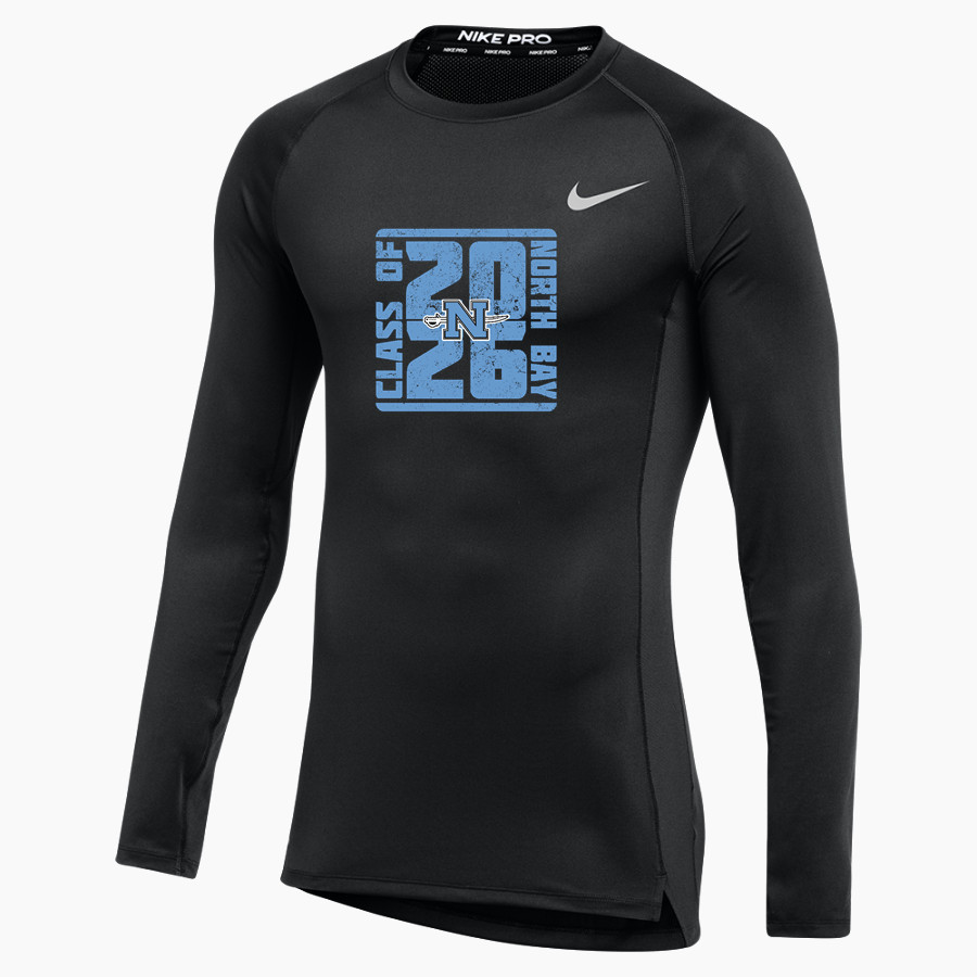 NORTH BAY HAVEN Buccaneers <span class="pdp-name-mascot">North Bay Buccaneers</span> Nike Men's Pro Long Sleeve Compression Top