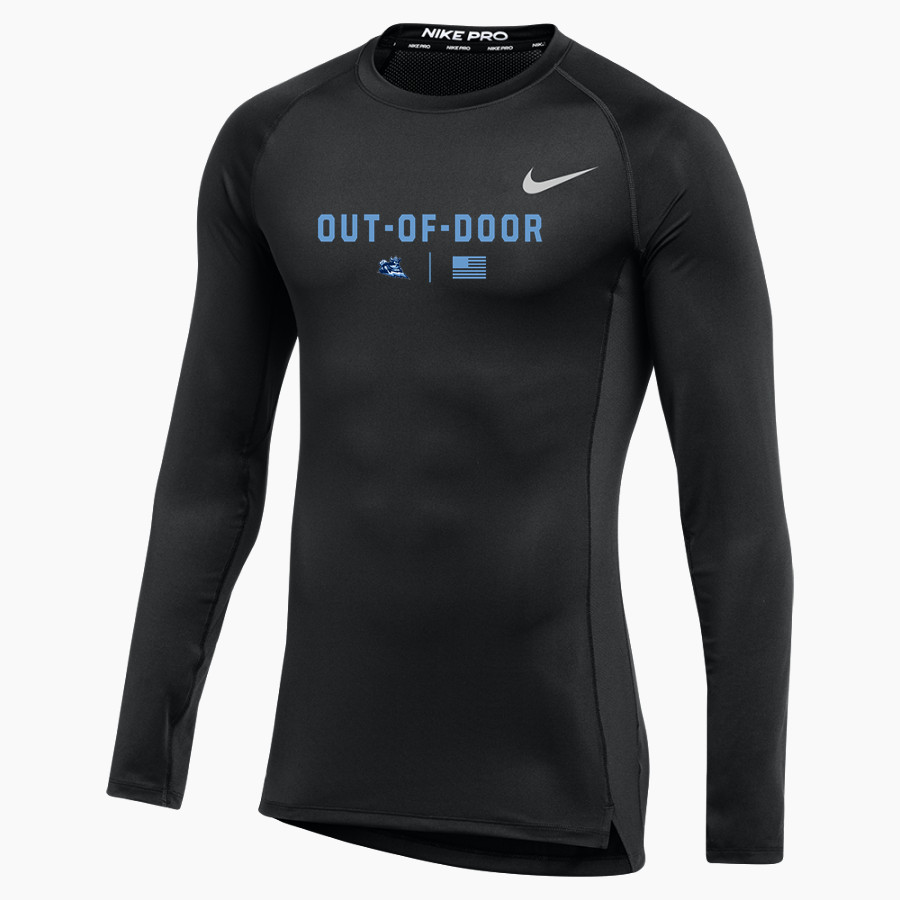 Out-of-Door Thunder Nike Men's Pro Long Sleeve Compression Top