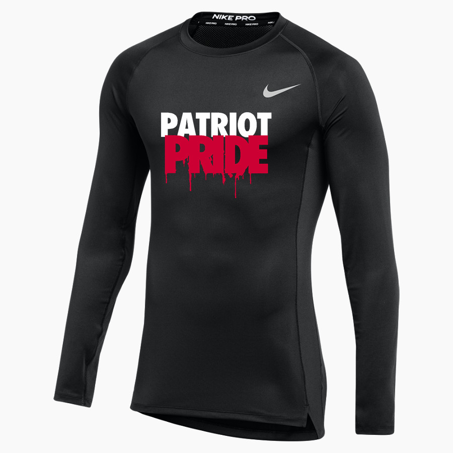 Mission University Mission University Nike Men's Pro Long Sleeve Compression Top