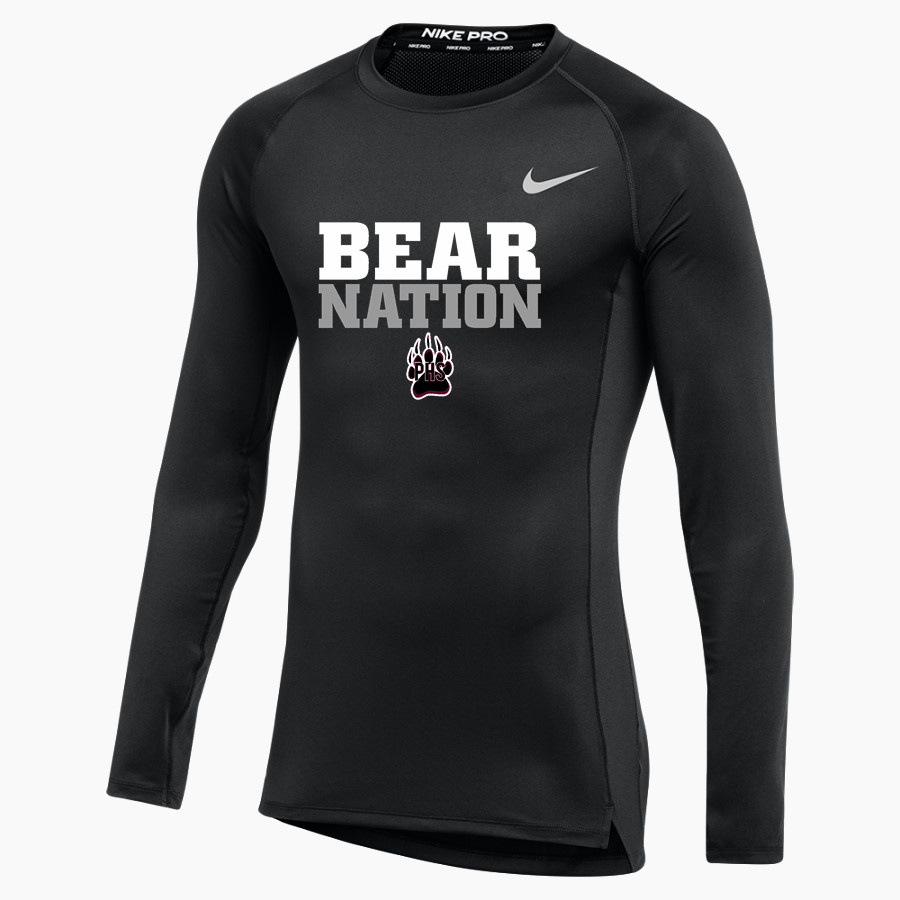 Paideia High Bears <span class="pdp-name-mascot">Paideia High School Bears</span> Nike Men's Pro Long Sleeve Compression Top