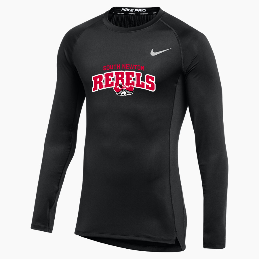 South Newton Rebels <span class="pdp-name-mascot">South Newton Rebels</span> Nike Men's Pro Long Sleeve Compression Top