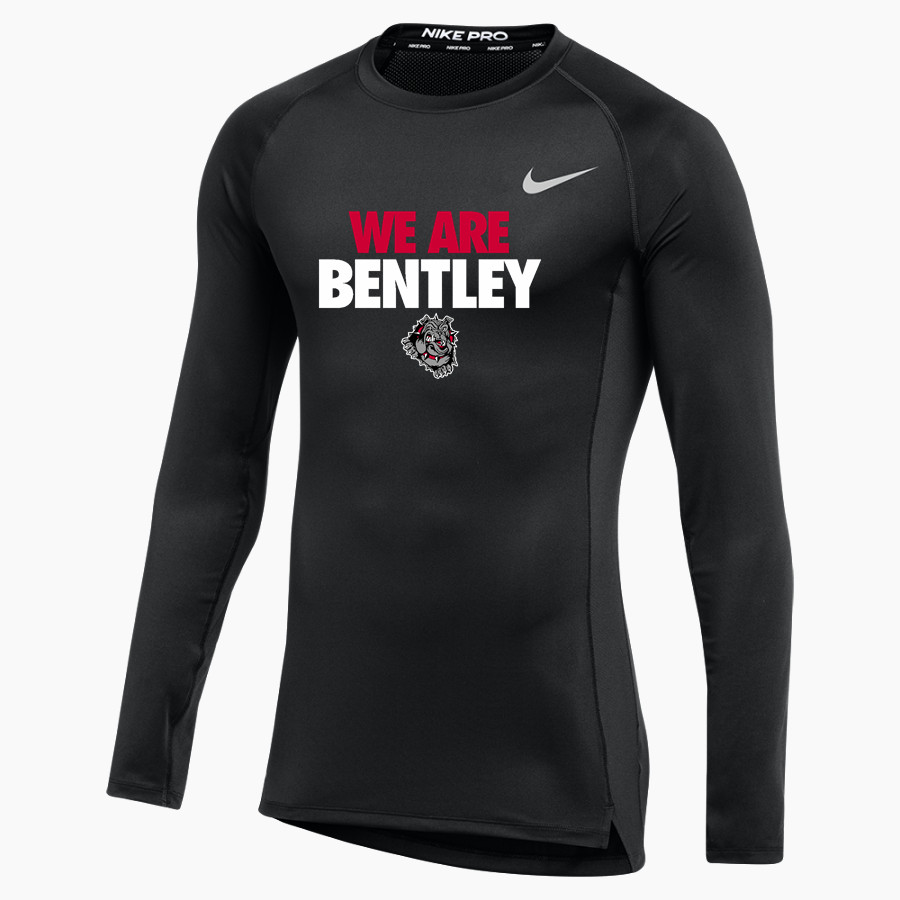BENTLEY SENIOR HIGH SCHOOL BULLDOGS Nike Men's Pro Long Sleeve Compression Top