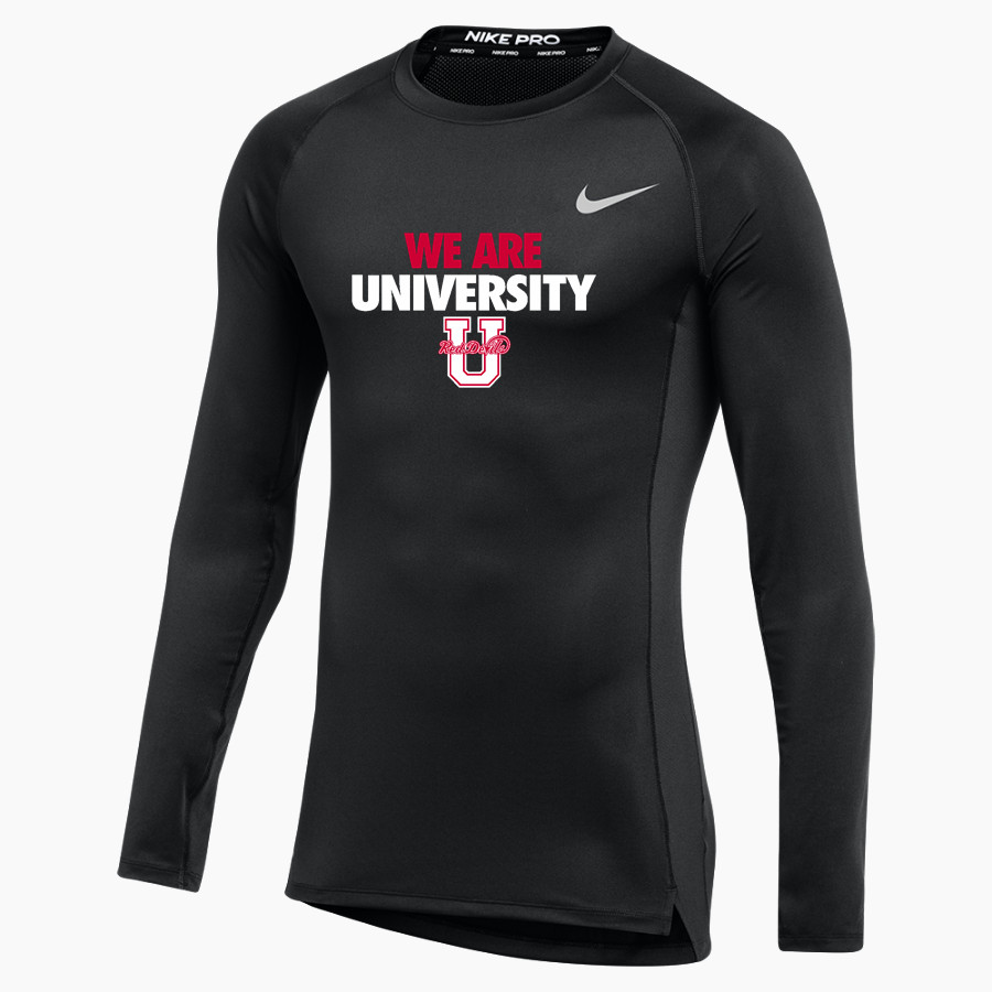 San Francisco University High School <span class="pdp-name-mascot">San Francisco University High School Red Devils</span> Nike Men's Pro Long Sleeve Compression Top