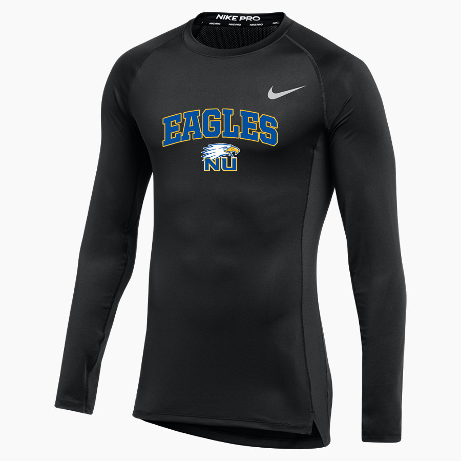 Northwest University Eagles Online Store Nike Men's Pro Long Sleeve Compression Top