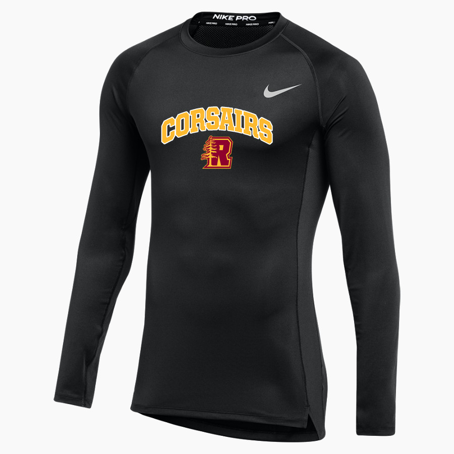 College of the Redwoods CORSAIRS <span class="pdp-name-mascot">College of the Redwoods CORSAIRS</span> Nike Men's Pro Long Sleeve Compression Top