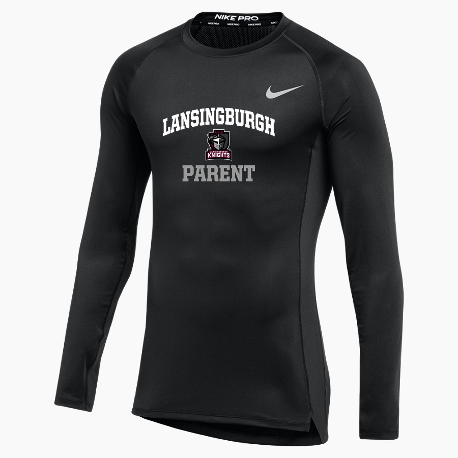 Lansingburgh Knights The Official Online Store Nike Men's Pro Long Sleeve Compression Top