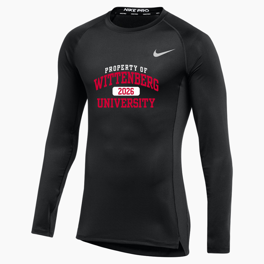 Wittenberg University Tigers <span class="pdp-name-mascot">Wittenberg University Tigers</span> Nike Men's Pro Long Sleeve Compression Top