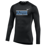 The Morgan Huskies <span class="pdp-name-mascot">The Morgan Huskies</span> Nike Men's Pro Long Sleeve Compression Top Front Thumbnail