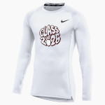 Elk City Elks Nike Men's Pro Long Sleeve Compression Top Front Thumbnail