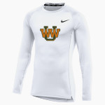 Walla Walla Wolves <span class="pdp-name-mascot">Walla Walla Wolves</span> Nike Men's Pro Long Sleeve Compression Top Front Thumbnail