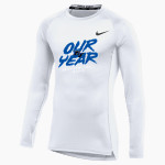 Bartram Trail Bears Nike Men's Pro Long Sleeve Compression Top Front Thumbnail