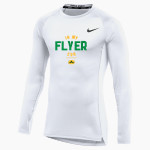 AVIATION HIGH SCHOOL FLYERS <span class="pdp-name-mascot">AVIATION FLYERS</span> Nike Men's Pro Long Sleeve Compression Top Front Thumbnail