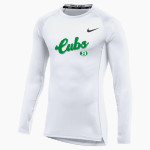 BRENHAM HIGH SCHOOL CUBS <span class="pdp-name-mascot">BRENHAM CUBS</span> Nike Men's Pro Long Sleeve Compression Top Front Thumbnail