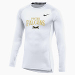 FOSTER HIGH SCHOOL FALCONS <span class="pdp-name-mascot">FOSTER FALCONS</span> Nike Men's Pro Long Sleeve Compression Top Front Thumbnail