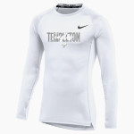 TEMPLETON HIGH SCHOOL EAGLES Nike Men's Pro Long Sleeve Compression Top Front Thumbnail