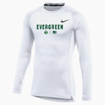 Evergreen Eagles <span class="pdp-name-mascot">Evergreen Elementary Eagles</span> Nike Men's Pro Long Sleeve Compression Top Front Thumbnail