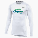 Compass Academy Cougars <span class="pdp-name-mascot">Compass Academy Cougars</span> Nike Men's Pro Long Sleeve Compression Top Front Thumbnail
