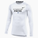 Tbt - The Basketball Tournament Basketball <span class="pdp-name-mascot">Tbt - The Basketball Tournament Basketball</span> Nike Men's Pro Long Sleeve Compression Top Front Thumbnail