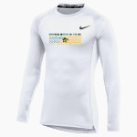 BENBROOK MIDDLE HIGH SCHOOL BOBCATS <span class="pdp-name-mascot">BENBROOK MIDDLE BOBCATS</span> Nike Men's Pro Long Sleeve Compression Top Front Thumbnail