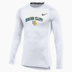 BRIAR CLIFF Chargers Nike Men's Pro Long Sleeve Compression Top Front Thumbnail
