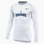MARYSVILLE HIGH SCHOOL VIKINGS <span class="pdp-name-mascot">MARYSVILLE VIKINGS</span> Nike Men's Pro Long Sleeve Compression Top Front Thumbnail