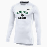 CLEAR FALLS HIGH SCHOOL KNIGHTS <span class="pdp-name-mascot">CLEAR FALLS KNIGHTS</span> Nike Men's Pro Long Sleeve Compression Top Front Thumbnail