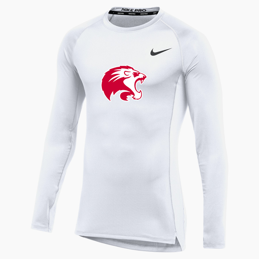 VINTON HIGH SCHOOL LIONS Nike Men's Pro Long Sleeve Compression Top
