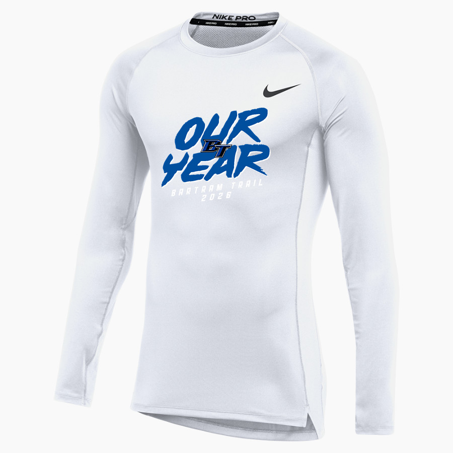 Bartram Trail Bears Nike Men's Pro Long Sleeve Compression Top