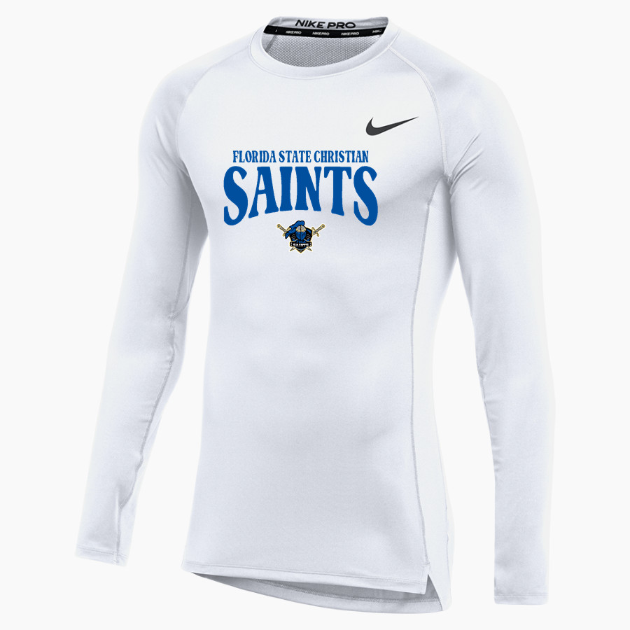 Florida State Christian Academy Nike Men's Pro Long Sleeve Compression Top
