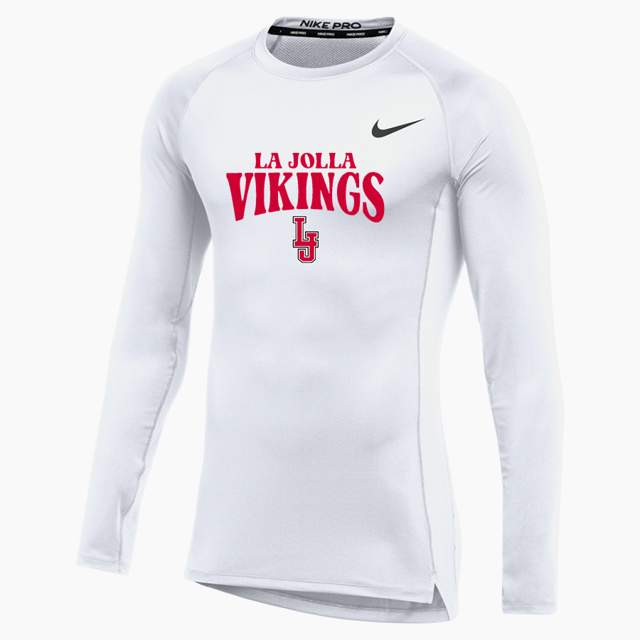 La Jolla Vikings Nike Men's Pro Long Sleeve Compression Top