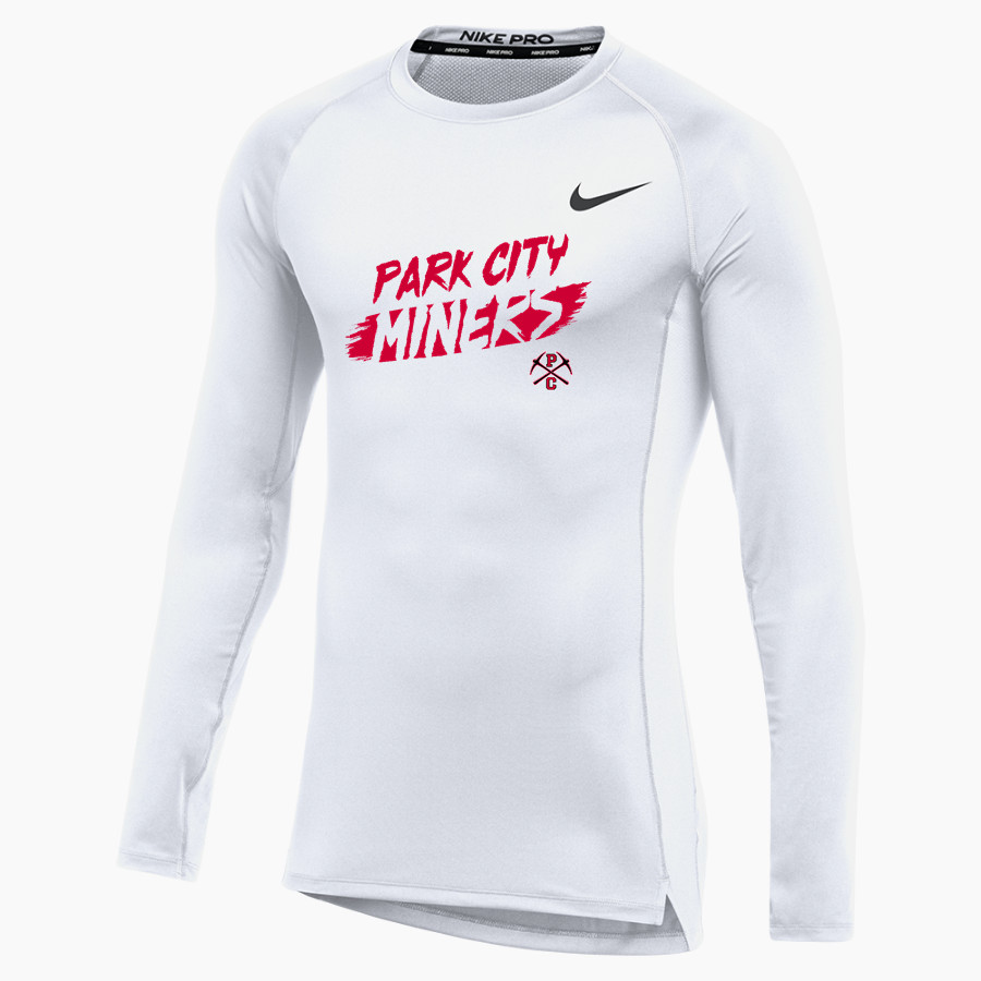 Park City Miners <span class="pdp-name-mascot">PARK CITY MINERS</span> Nike Men's Pro Long Sleeve Compression Top