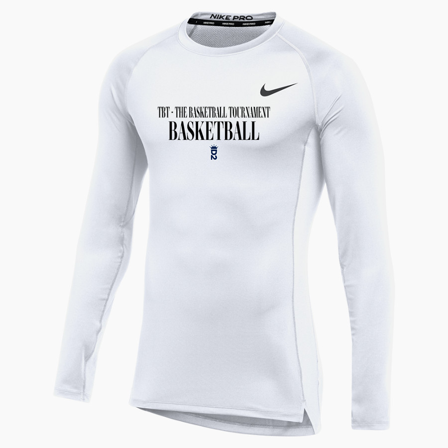 Tbt - The Basketball Tournament Basketball <span class="pdp-name-mascot">Tbt - The Basketball Tournament Basketball</span> Nike Men's Pro Long Sleeve Compression Top