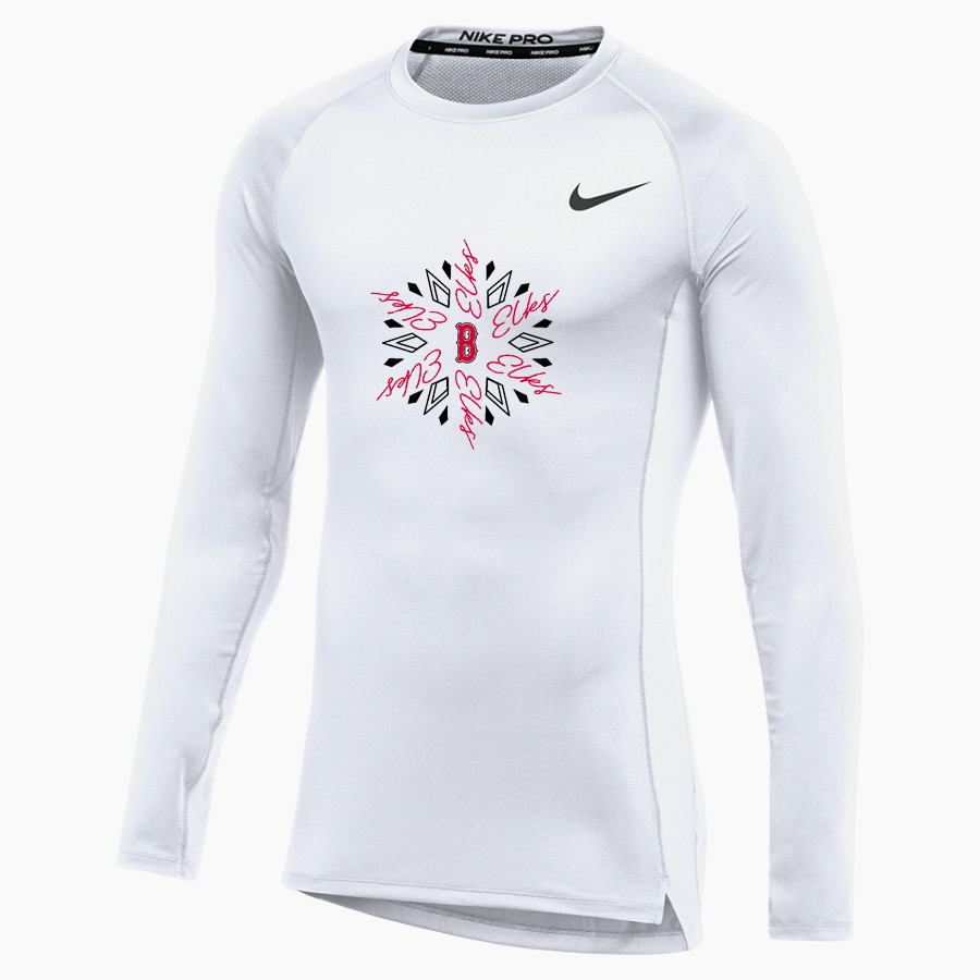 BURLESON HIGH SCHOOL ELKS Nike Men's Pro Long Sleeve Compression Top