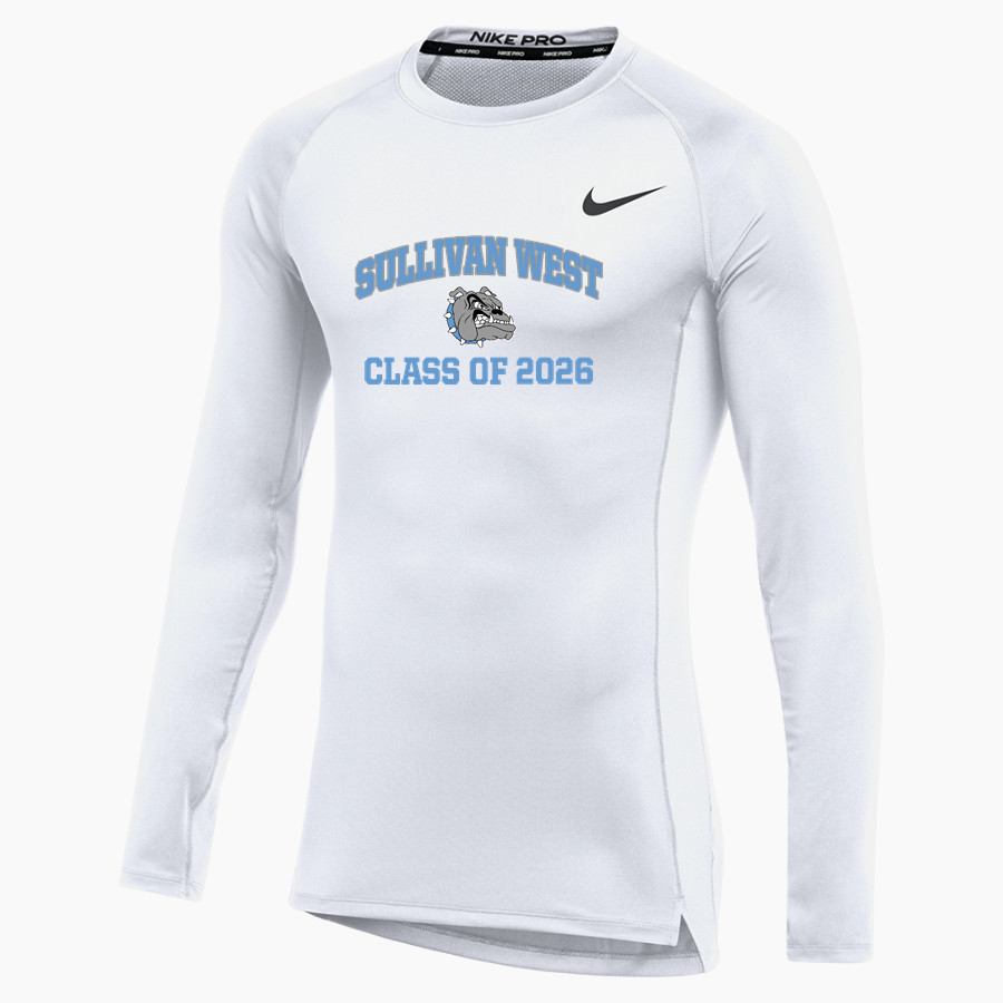 SULLIVAN WEST HIGH SCHOOL BULLDOGS <span class="pdp-name-mascot">SULLIVAN WEST BULLDOGS</span> Nike Men's Pro Long Sleeve Compression Top