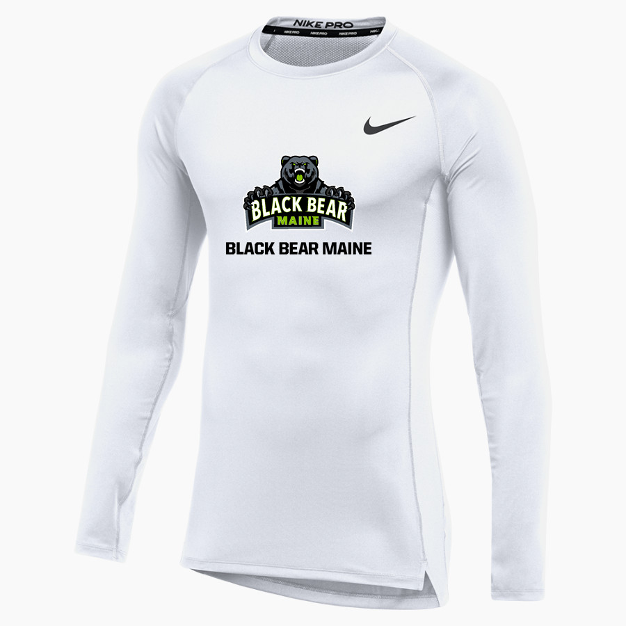 Black Bear Maine Black Bear Maine Nike Men's Pro Long Sleeve Compression Top