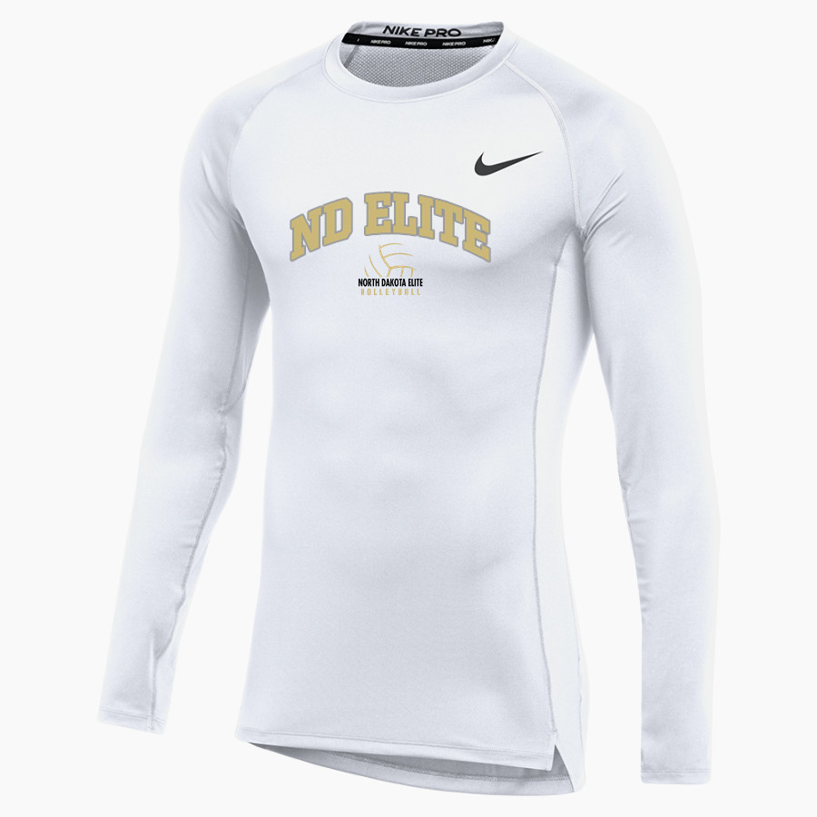 ND Elite Elite Nike Men's Pro Long Sleeve Compression Top