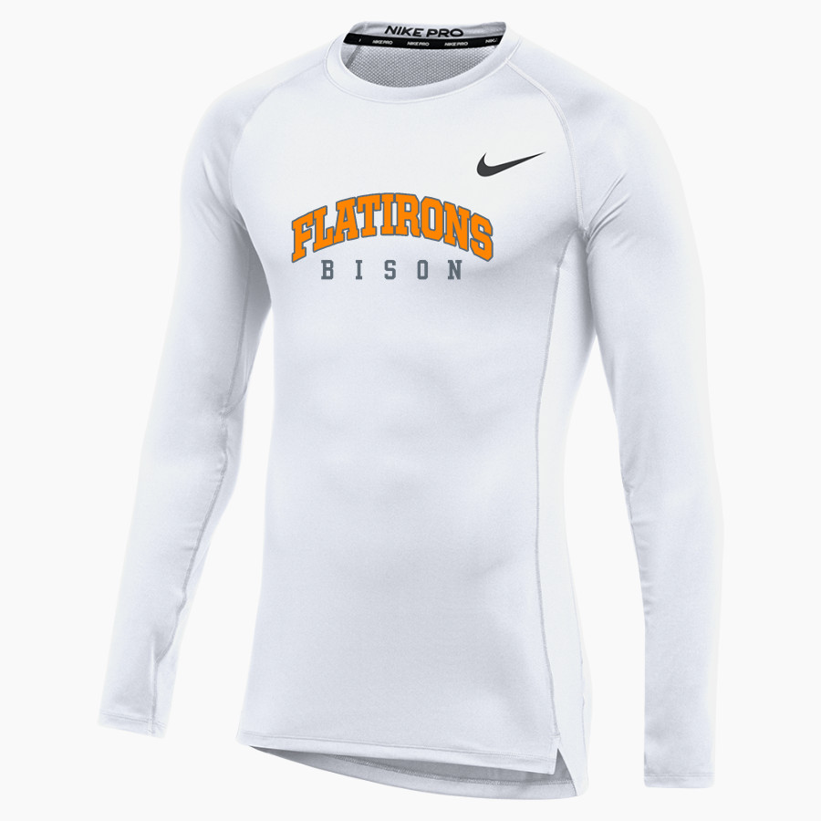 Flatirons Bison <span class="pdp-name-mascot">Flatirons Bison</span> Nike Men's Pro Long Sleeve Compression Top