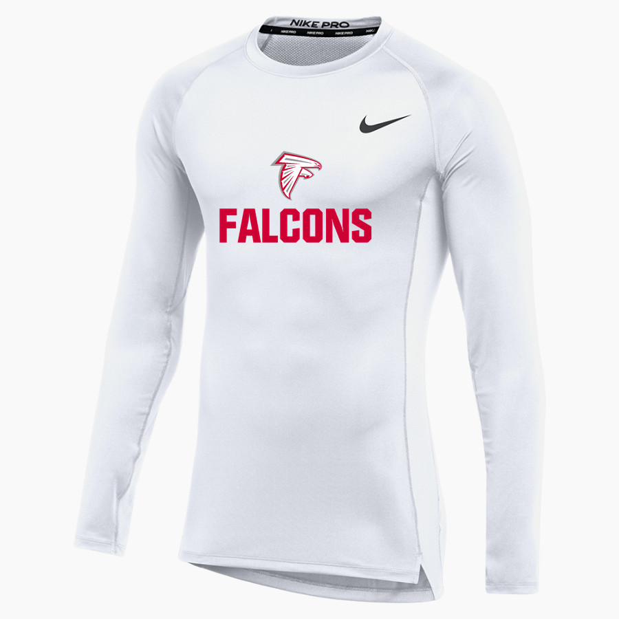 CONSTANTINE HIGH SCHOOL FALCONS <span class="pdp-name-mascot">CONSTANTINE FALCONS</span> Nike Men's Pro Long Sleeve Compression Top