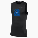 UAH Chargers Nike Men's Pro Sleeveless Compression Top Front Thumbnail