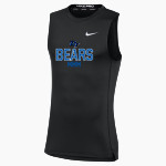 Bartram Trail Bears <span class="pdp-name-mascot">Bartram Trail Bears</span> Nike Men's Pro Sleeveless Compression Top Front Thumbnail