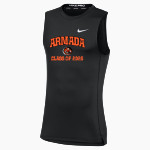 Armada Tigers official sideline store <span class="pdp-name-mascot">Armada Tigers</span> Nike Men's Pro Sleeveless Compression Top Front Thumbnail