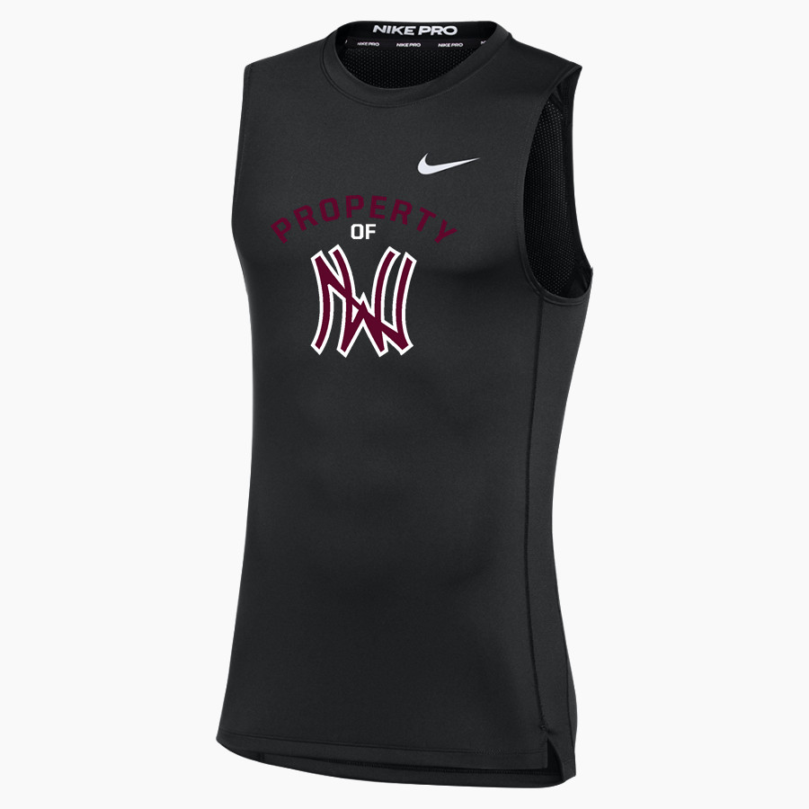 NANIH WAIYA HIGH SCHOOL WARRIORS <span class="pdp-name-mascot">NANIH WAIYA WARRIORS</span> Nike Men's Pro Sleeveless Compression Top