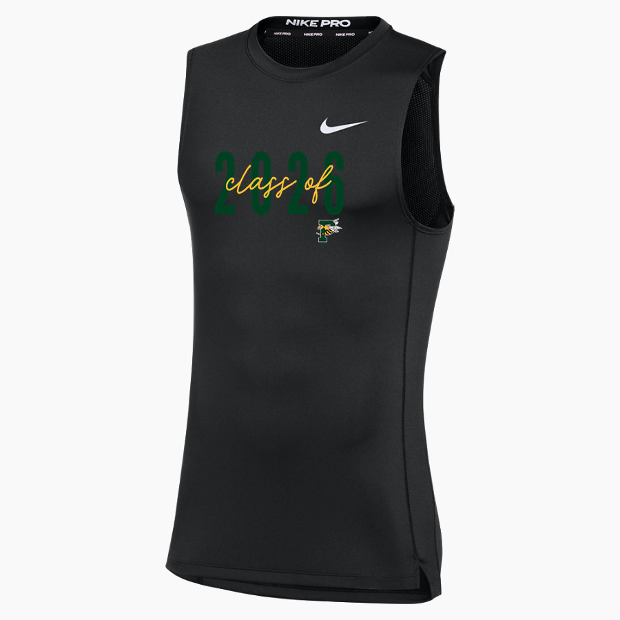 PREBLE HIGH SCHOOL HORNETS Nike Men's Pro Sleeveless Compression Top