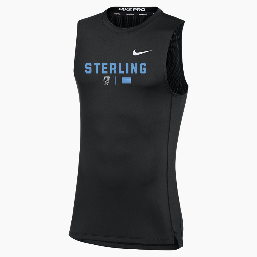 STERLING HIGH SCHOOL RAIDERS <span class="pdp-name-mascot">STERLING RAIDERS</span> Nike Men's Pro Sleeveless Compression Top