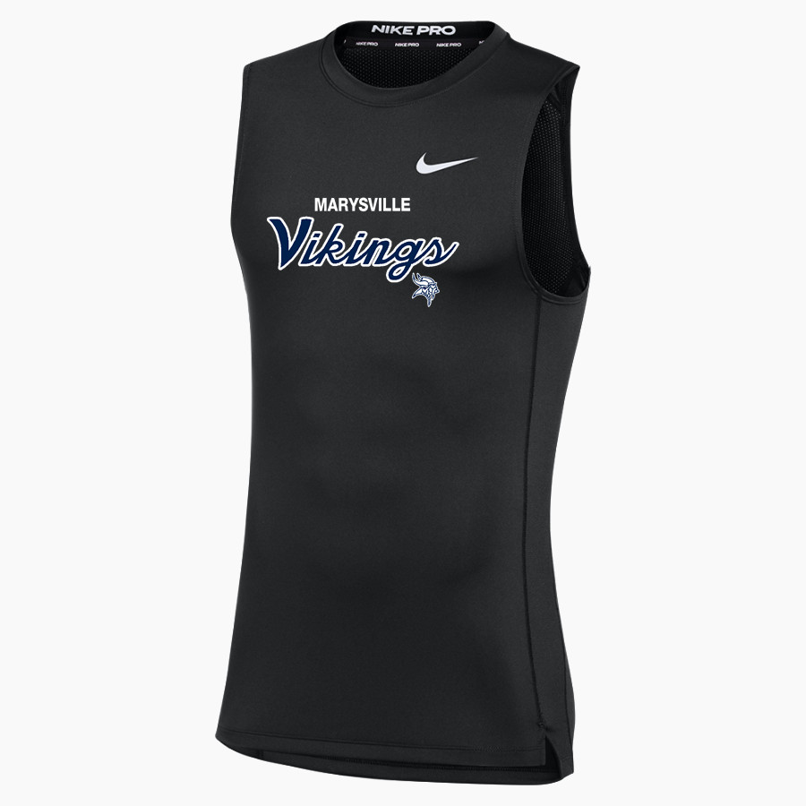 MARYSVILLE HIGH SCHOOL VIKINGS <span class="pdp-name-mascot">MARYSVILLE VIKINGS</span> Nike Men's Pro Sleeveless Compression Top