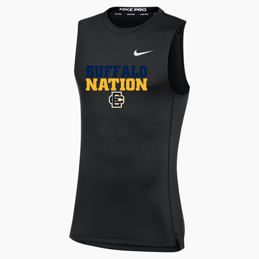 Elm Creek Buffaloes <span class="pdp-name-mascot">Elm Creek Buffaloes</span> Nike Men's Pro Sleeveless Compression Top