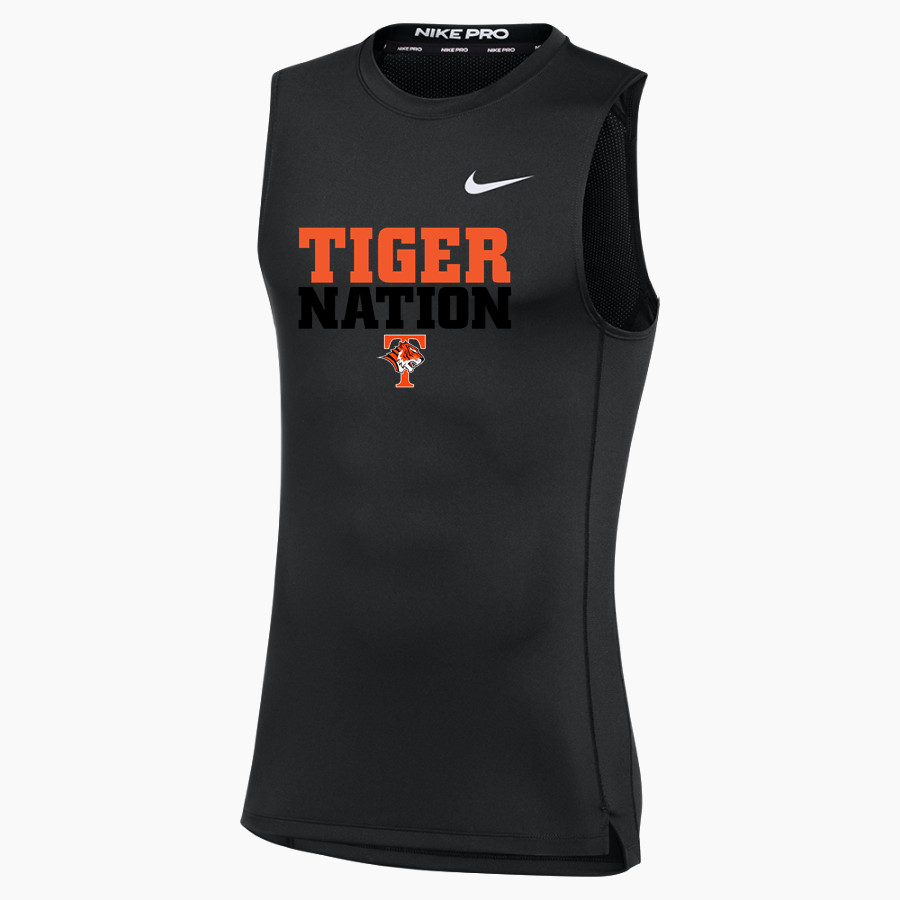 Tech High School Tigers <span class="pdp-name-mascot">Tech High School</span> Nike Men's Pro Sleeveless Compression Top