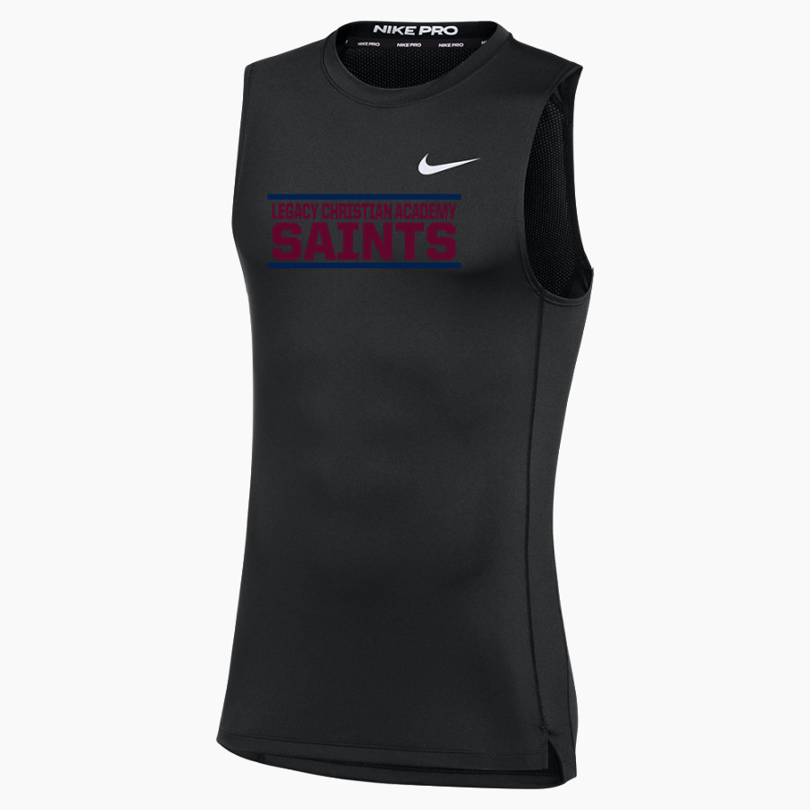 Legacy Christian Academy Saints Nike Men's Pro Sleeveless Compression Top