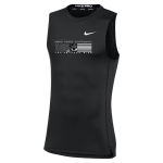 Annie Fisher Montessori Jayhawks <span class="pdp-name-mascot">Annie Fisher Montessori Magnet School Jayhawks</span> Nike Men's Pro Sleeveless Compression Top Front Thumbnail